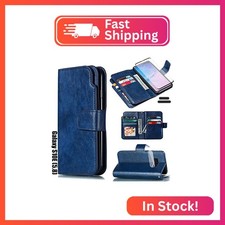 LMDAMZ for Galaxy S10E 5.8 Inch Wallet Case 3 Card Slots ID Business Card Cre