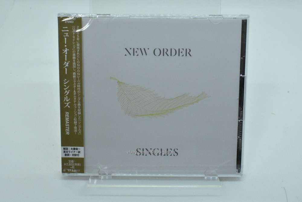 NEW ORDER-SINGLES REMASTERED EDITION -JAPAN 2 CD