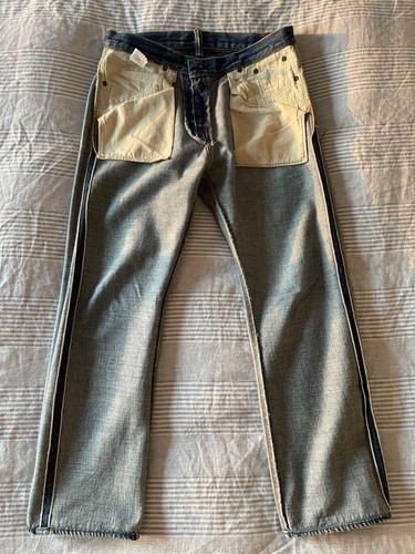 Chimala Men's Denim Jeans Selvage Size 30 Straight Leg 100% Cotton Made in Japan - Picture 4 of 16