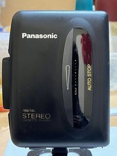 PANASONIC PORTABLE CASSETTE PLAYER WALKMAN NEW BELT WORKING GOOD VINTAGE RETRO