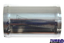 Gerades Aluminiumrohr, poliert, 63 mm, 10 cm - PPIC060