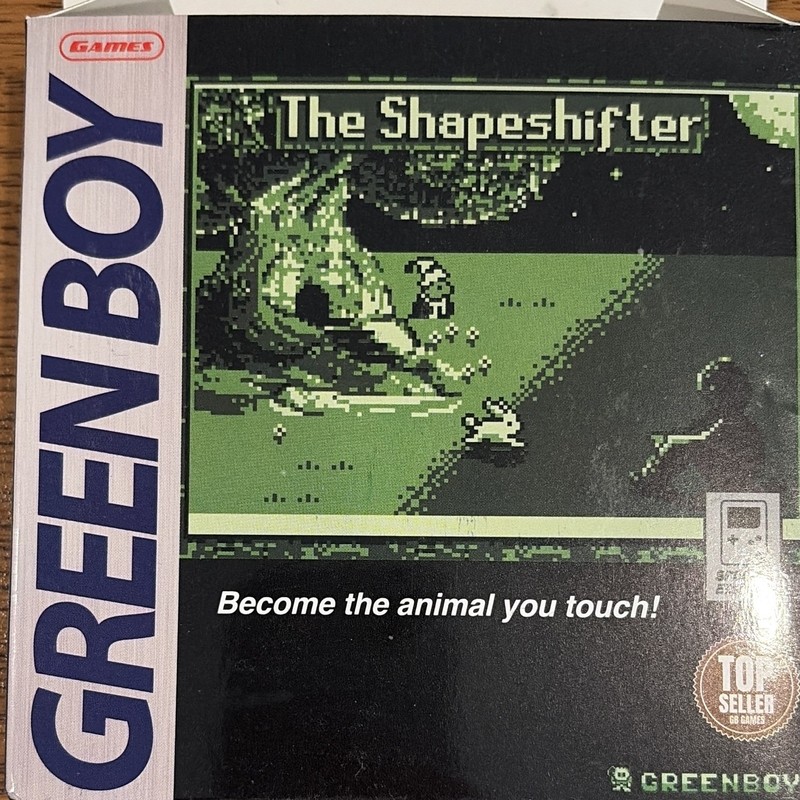 Greenboy The Shapeshifter Nintendo Game Boy Action & Adventure Manual Included