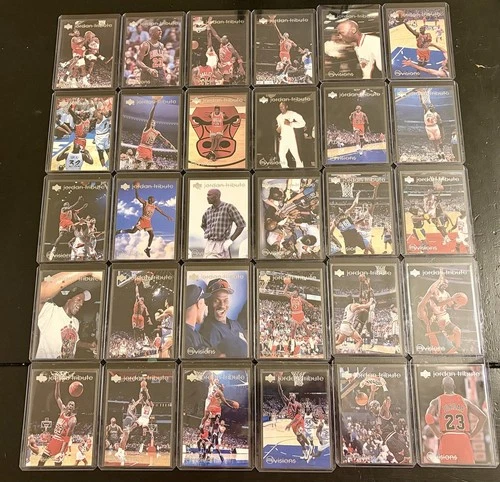 1996-97 Upper Deck Michael Jordan Tribute Cards MJ1-MJ30 MJ Visions Complete Set
