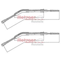 2X Metzger Handbremsseile Passend FüR Vw Kaefer Links+Rechts