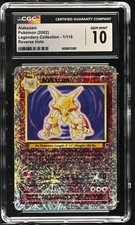 CGC 10 GEM MINT Alakazam Legendary (Collection) 1/110 Reverse Holo Pokemon Card