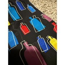 Absolut Vodka Bottles Tie 100% Silk JeSuis Mens Necktie