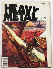 HEAVY METAL #4 JULY 1977 ADULT FANTASY MAGAZINE O'BANNON - MOEBIUS - DRUILLET