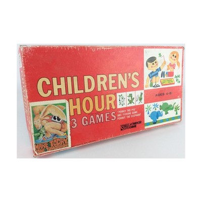 Parker Bros Boardgame Children's Hour Box Fair/VG