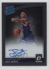 2018-19 Panini Donruss Optic Rated Rookie Signatures Josh Okogie #194 Auto rf2