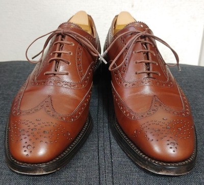Men 6.5US Vhtf Jm Weston 376 Last 11 Full Brogue Tan Color Men 6.5US Vhtf Jm Weston 376 Last 11 Full Brogue Tan Color