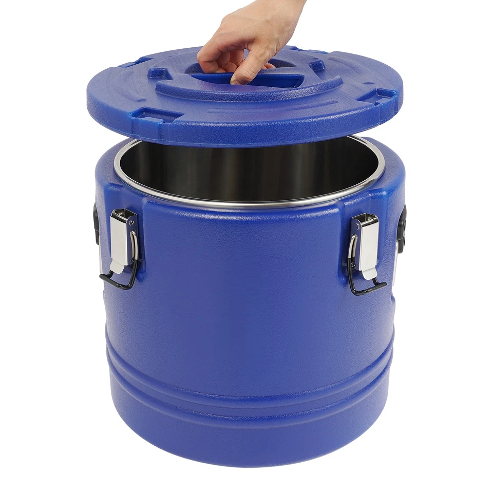Food Warmer Bucket, Insulated Soup Container, Portable Commercial Soup Container - Image 3 of 4