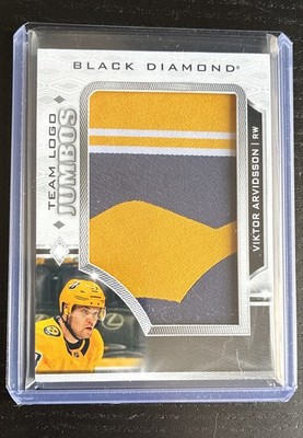 2023-24 UD Black Diamond - Team Logo Jumbos Patches Viktor Arvidsson #TL-VA