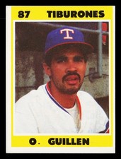 Ozzie Guillen #87 CARDENAL/1987-88 Winter League Venezuela Never Glued!
