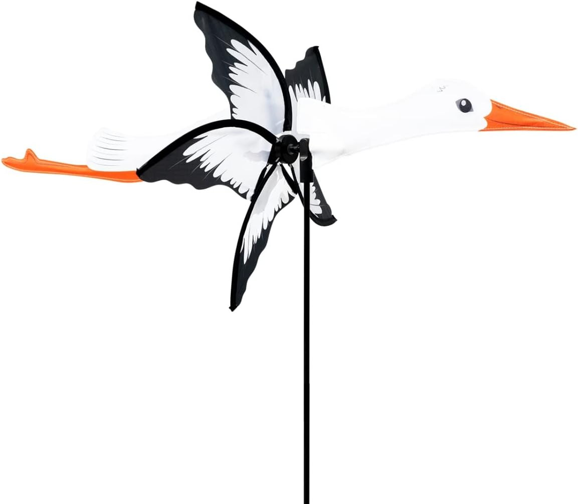 Girandola - Petite 2 in 1 Storch - Ø 31 X 50 Cm, Altezza 90 Cm - Incl. Asta in F