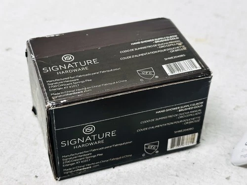 Signature Hardware SHWE2040BG Shower Supply Elbow for Hand Showers, Brushed Gold - Picture 5 of 5