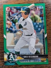 2018 Bowman Baseball Base Rookie Green 1st Greg Deichmann /99