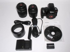 SONY 55 digital SLR camera 2 lens set B059