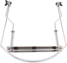 10 Holes Harmonica Neck Stand,Metal Adjustable Holder,Professional Harmonica Hol