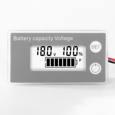 Battery Capacity Indicator with Adjustable Calibration and Power off Memory