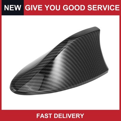 Universal Car FM/AM Signal Antenna Aerial DC 12V Carbon Fiber Pattern Pack of 1