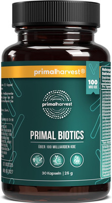 Primal Harvest   Biotics - 30 Kapseln - 15 Bakterienstämme - 100 Mrd KBE + Inuli