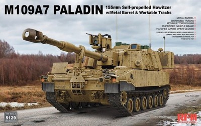 RFM 5129 1/35 M109A7 Paladin 155mm Self Propelled Gun (SPG) New Sealed Kit