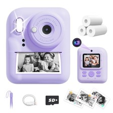 Instant Print, Upgrade Dual-Lens Selfie Digital for , Christmas Birthday Gift...