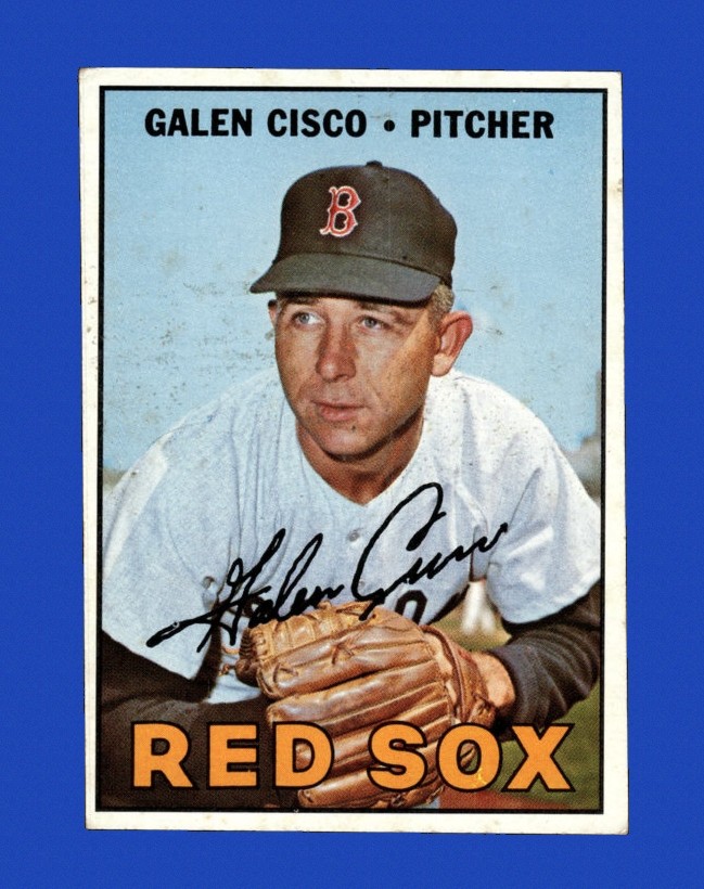 1967 Topps Set-Break #596 Galen Cisco VG-VGEX *GMCARDS*