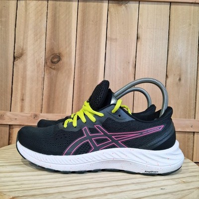ASICS GEL-Excite 8 Shoes Womens Size 8 Black Pink Running Sneakers 1012A916
