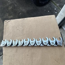 10-Piece 3/8" Drive Metric Crowfoot Flare Nut Wrench Set 10-19mm *75*