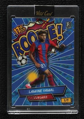 2024 Wild Card Comix Blue/Blue/Blue Kaleidoscope Foil 1/1 Lamine Yamal 08c9