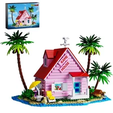 Kame House Building Kit, Pink Sea View Apartment Architecture Model Building ...