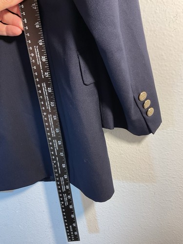 ABRIGO DEPORTIVO BURBERRY PARA HOMBRE 40R Regular Azul Dorado Botón Blazer De Colección Super 100s Lana - Imagen 8 de 15