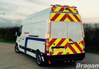 HeckdachträGer + LED + Runde Spots FüR Renault Trafic 02 - 14 Edelstahl