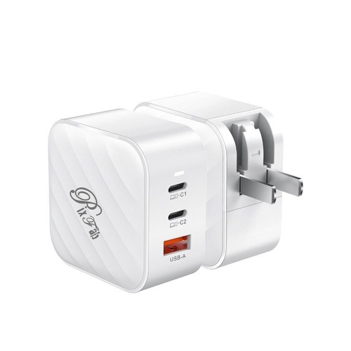 Rapide 65W Mural Chargeur Prise Adaptateur Pour Samsung S24 Fe A16 A55 A35 A15 - Photo 12/17