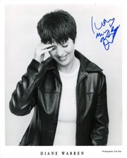 Diane Warren SONGWRITER autograph, IP signed photo