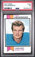 1973 TOPPS #430 TED HENDRICKS PSA 1
