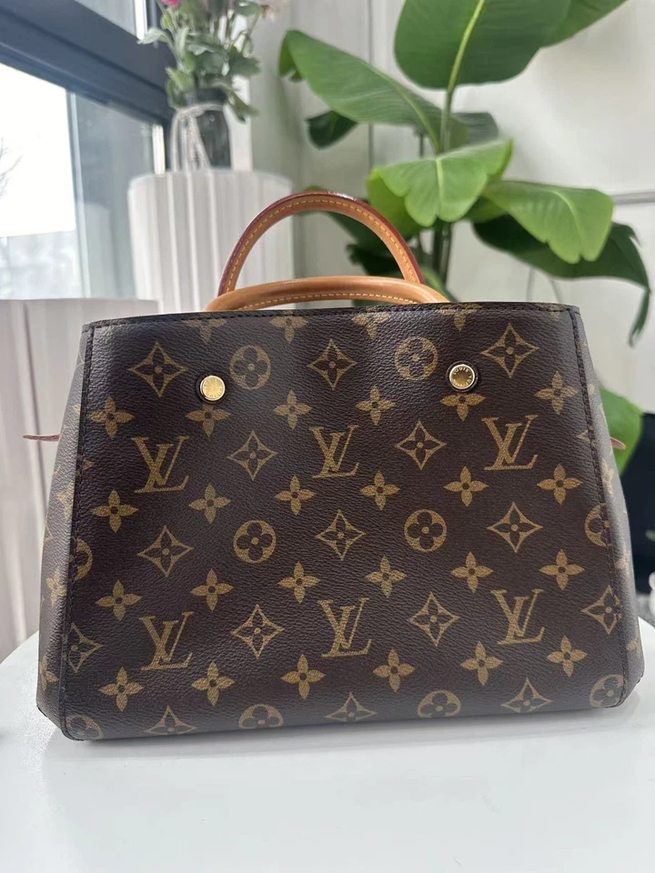 Louis Vuitton Montaigne BB наплечная сумка монограмма холст ebayAG подлинный M41055 - Изображение 3 из 4