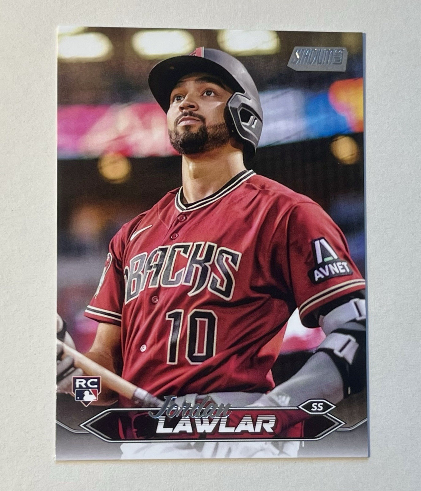 2024 Topps Stadium Club Jordan Lawlar RC #12 Arizona Diamondbacks