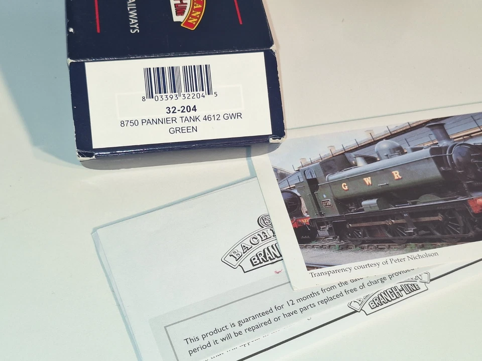 Bachmann 32204 GWR Tank Loco #4612. DCC Ready. Excellent cond. OO scale. Boxed - Image 2 of 4