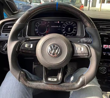 VW Golf VII , Polo, Tiguan, Passat DSG Gti, Gte, Gtd Carbon Lenkrad BLAU