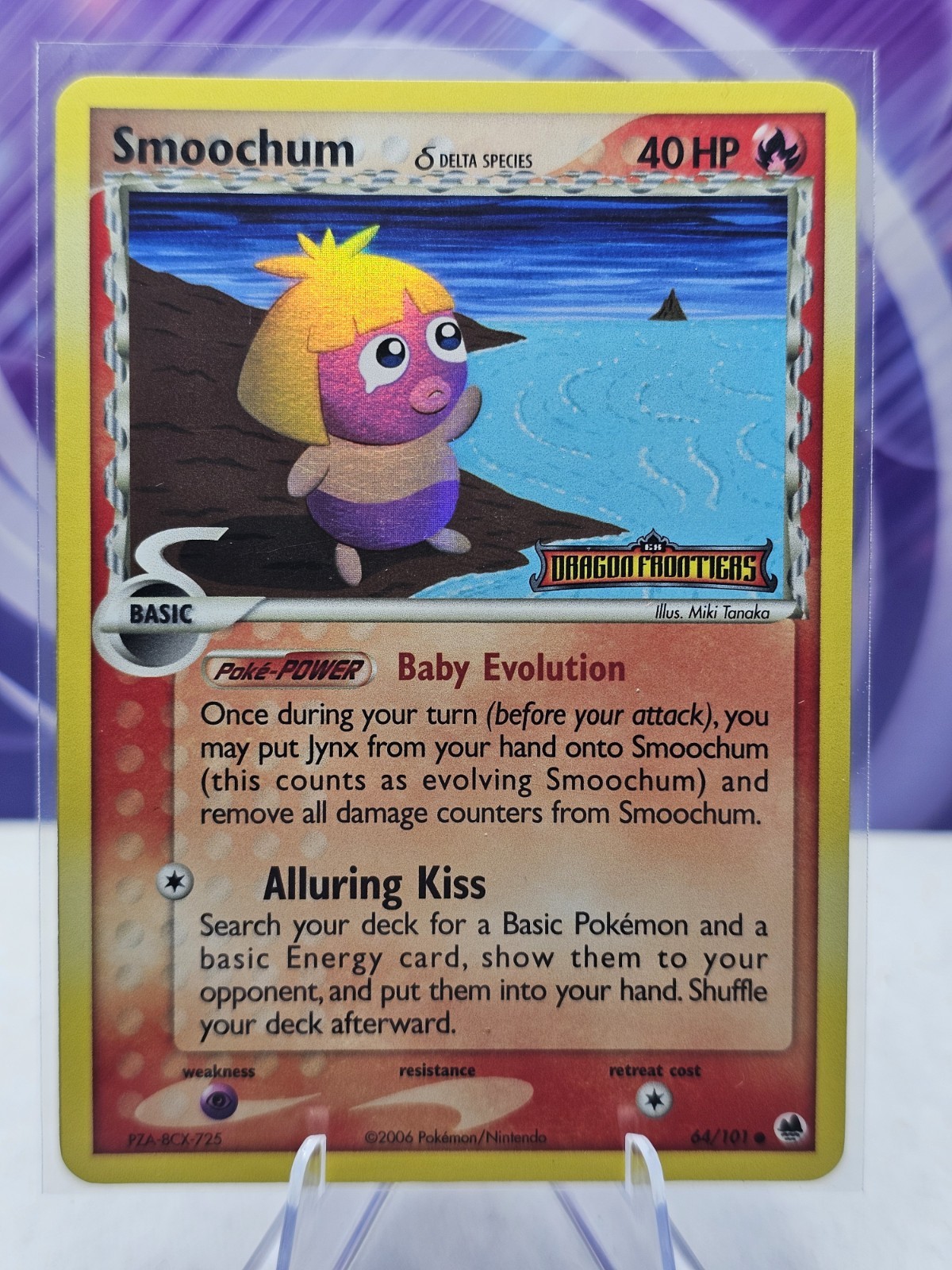 Smoochum (Delta Species) 64/101 2006 Pokemon Dragon Frontiers Reverse Holo LP