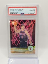 Tyson Chandler 2001-02 Topps Pristine #64 Refractor Rookie Card PSA 10. rookie card picture