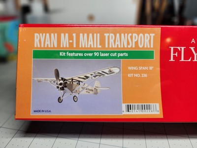 DUMAS #226 Dumas Aircraft Ryan M-1 Mail Transport Kit Laser Cut Flying Model Kit
