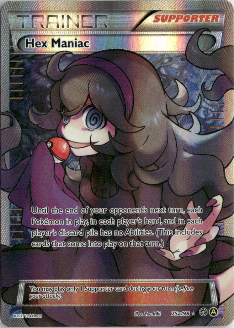Pokemon Hex Maniac - 75a/98 Promo Holo Alternate Art Promos 075a
