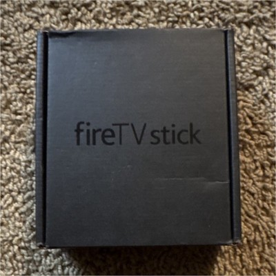 Amazon Fire TV Stick Media Streamer HDMI Wi-Fi Remote Power Adapter Cable Black