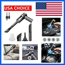 Compressed Air Duster Wireless Handheld Car Vacuum Cleaner, Air Blower 3 in 1...
