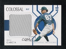 2021 Panini National Treasures Colossal Materials 45/99 Deivi Garcia #CM-DG 9su