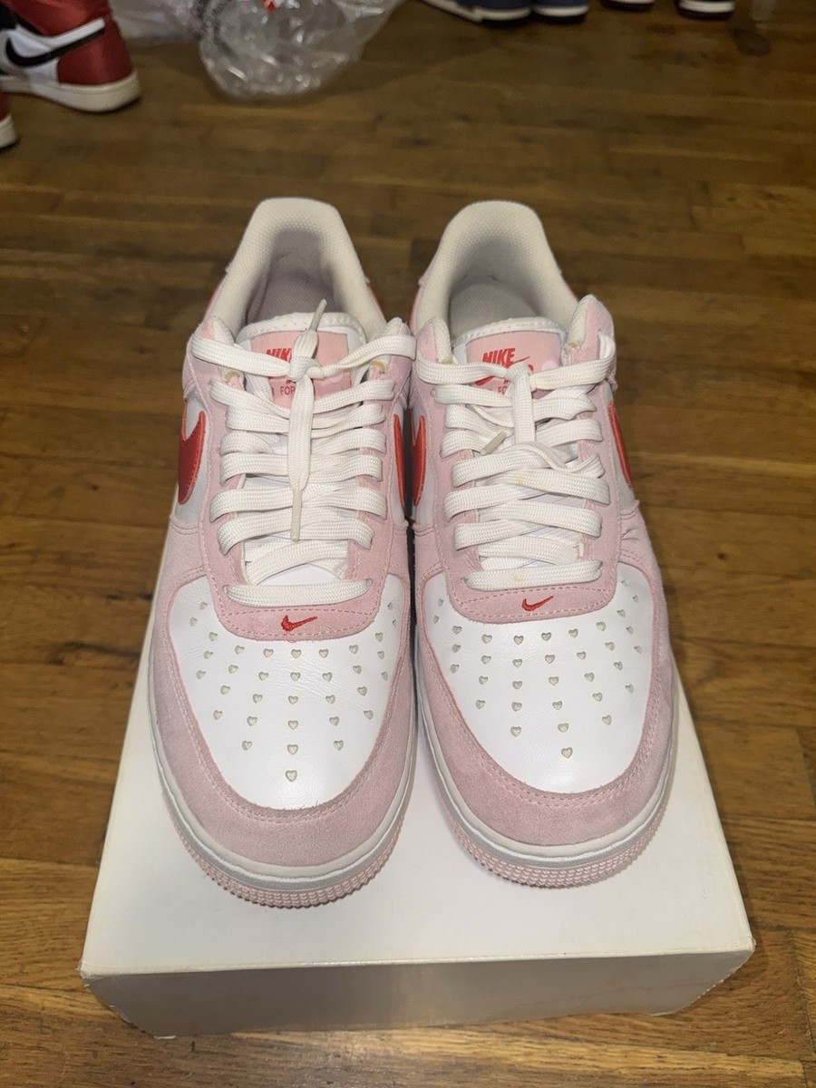 Nike Air Force 1 Low '07 QS Valentine's Day Love Letter Size 10.5