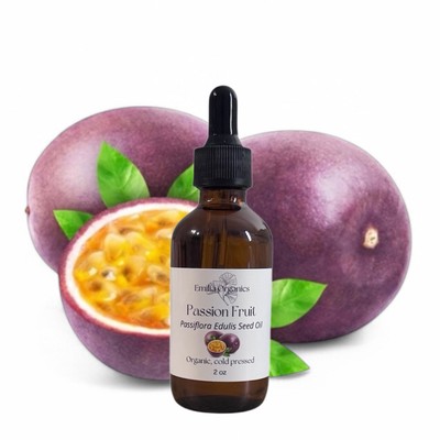 Passion Fruit Seed Oil, Organic, Cold Pressed, Unrefined, Natural